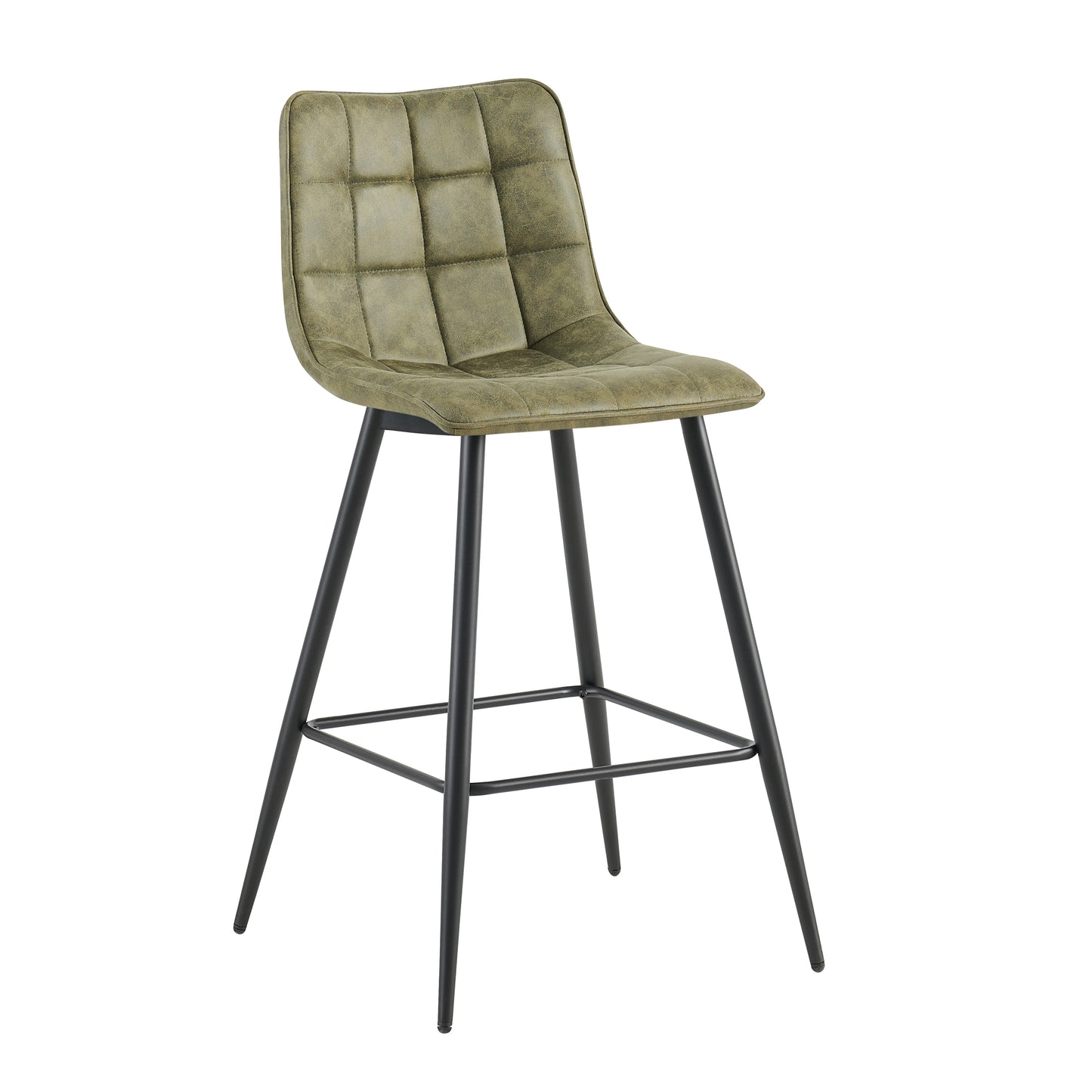 Barstoel Lucille Legergroen (set van 4)