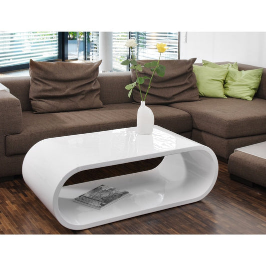 Salontafel 120x60x40 cm wit