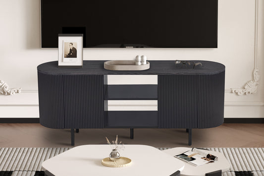 TV-meubel 'Lagos' 140 cm Decor Donkerbruin