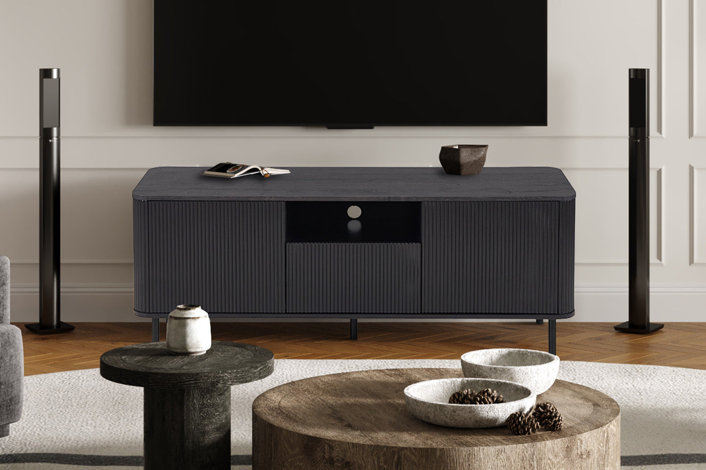 TV-meubel 'Lagos' 140 cm Decor Donkerbruin