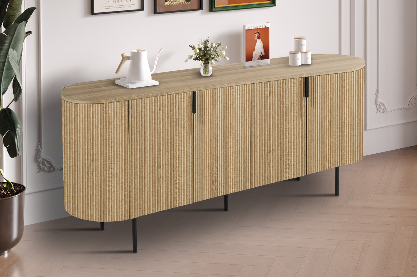 Dressoir 'Lagos' 200 cm Decor Eik Naturel