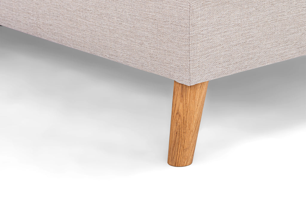 3 seater corner  right, fabric Inari 22, I460 beige, oak leg