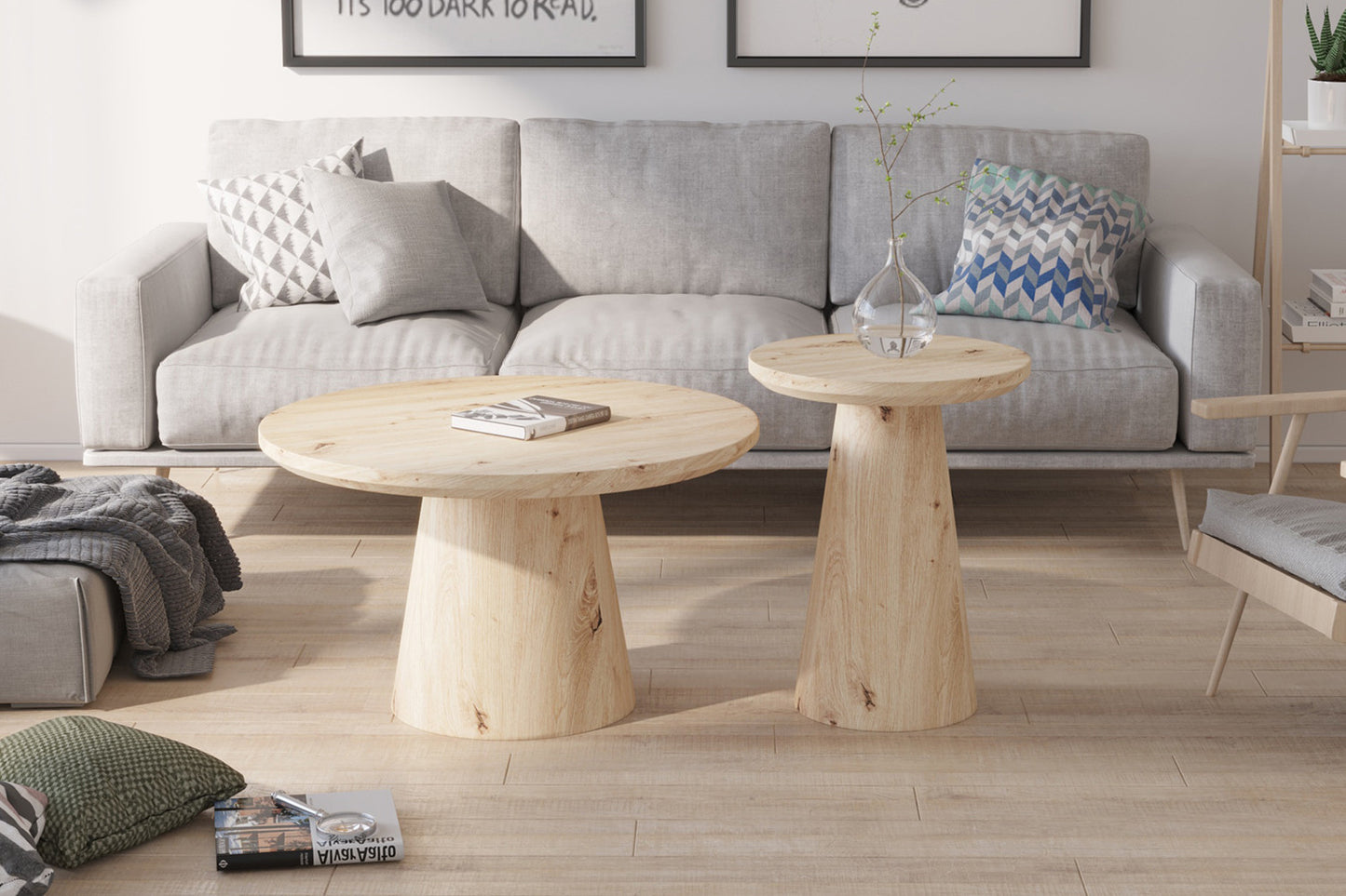 Salontafel 'Lukas' 45 cm Decor Oude eik