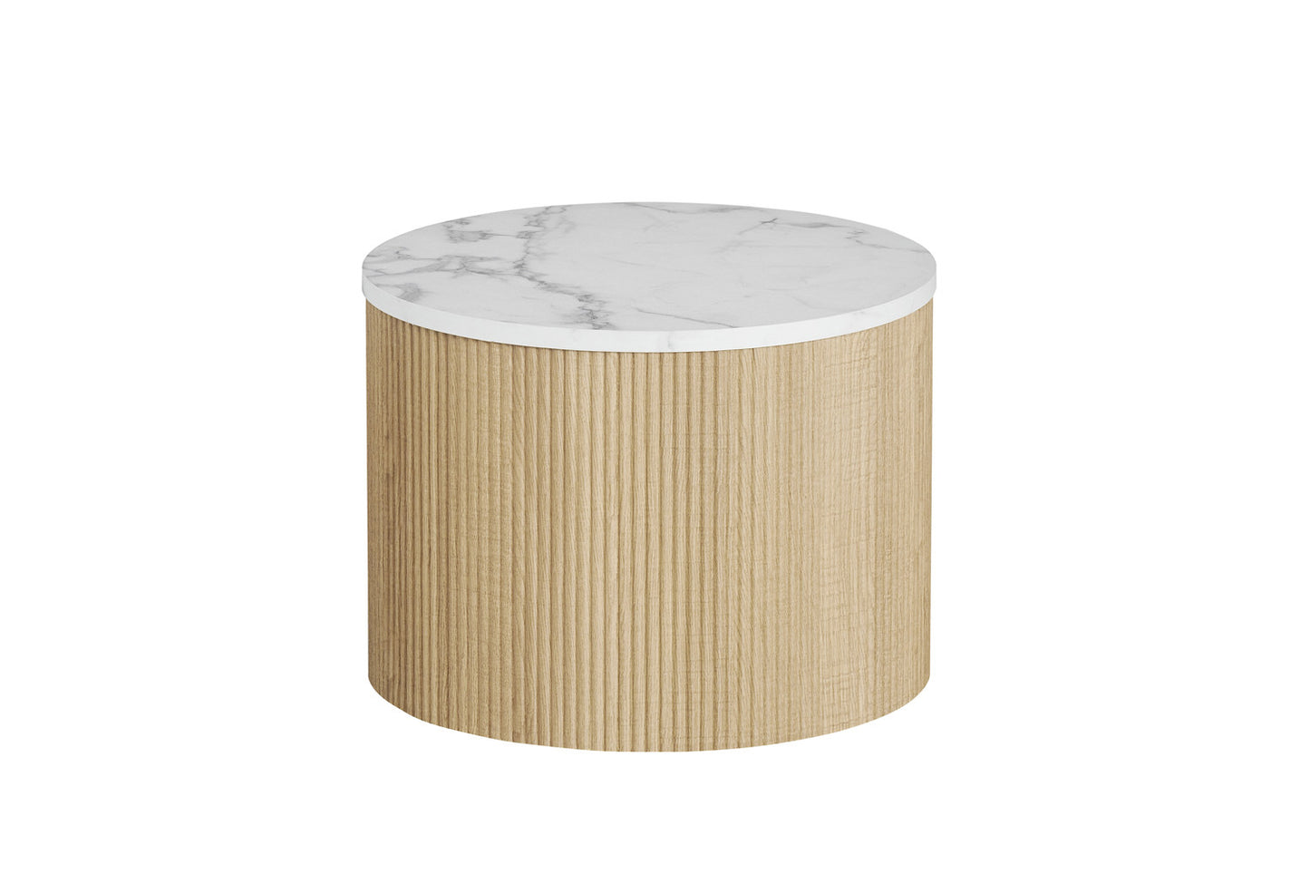 Salontafel 'Rowan' Rond Decor Marmer Beige