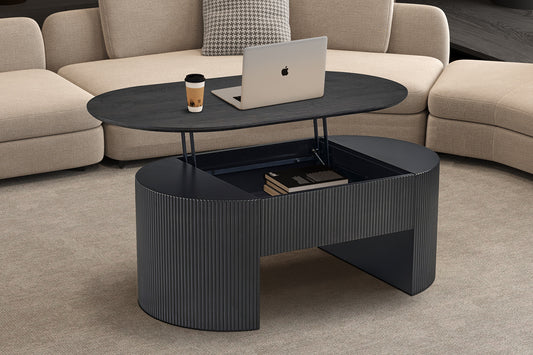 Salontafel 'Lagos' 120 cm Lift-top Decor Donkerbruin