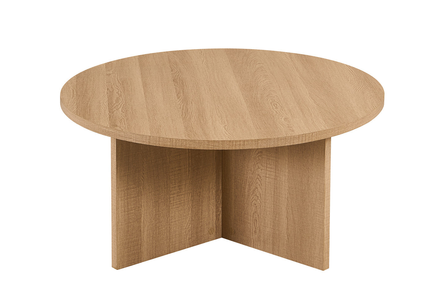 Salontafel 'Drasir' Rond Decor Eik Naturel