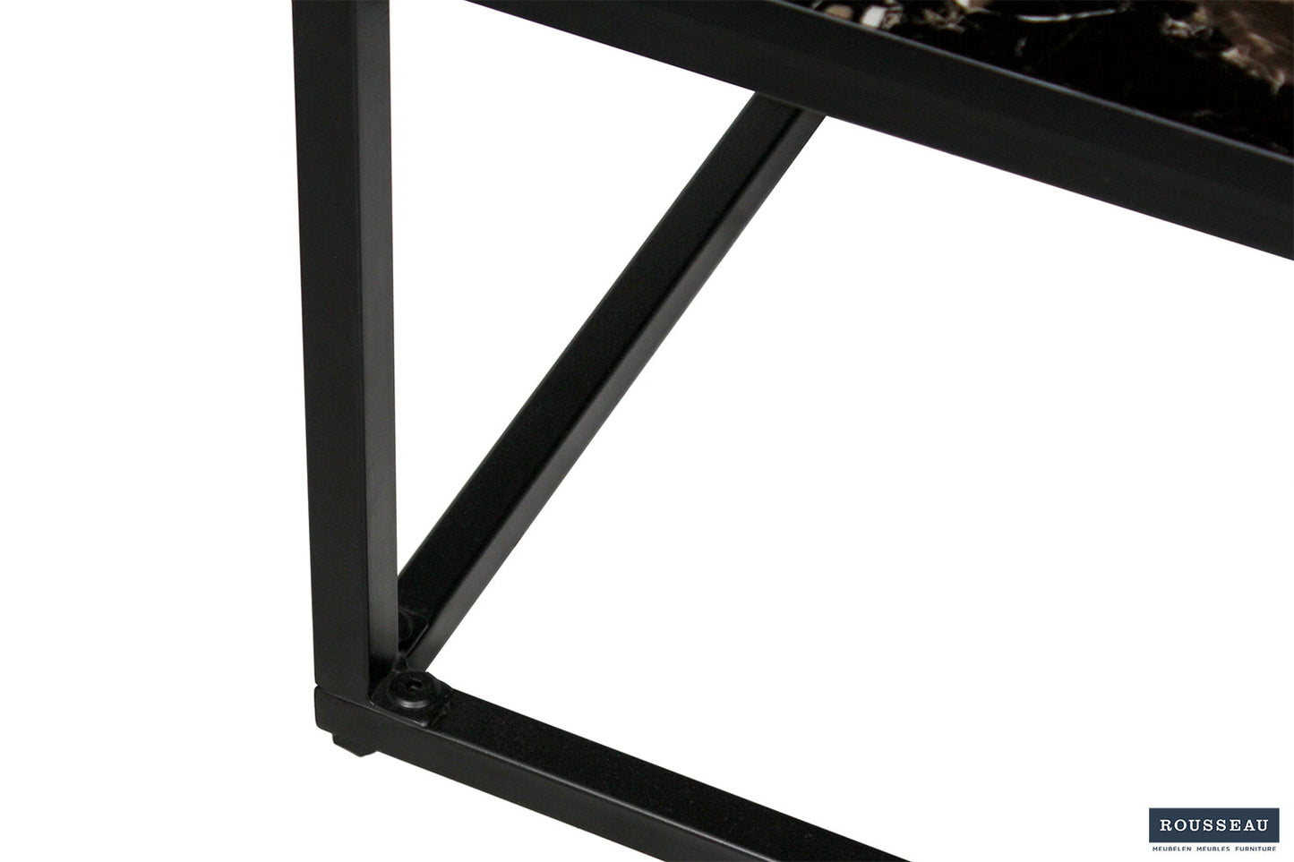 Salontafel 'Livorno' Composiet Marmer Zwart