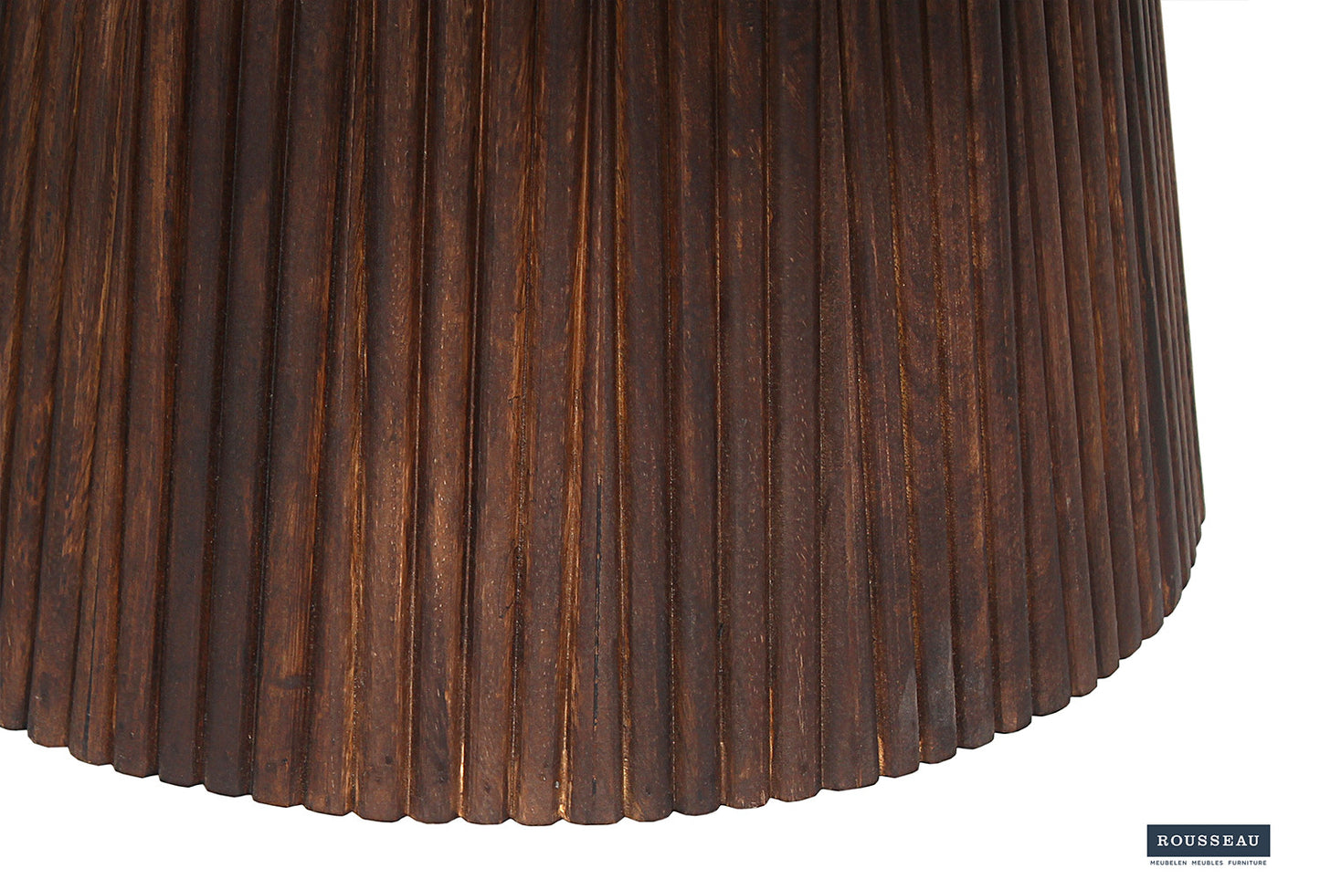Salontafel 'Miguel' 80 cm Rond Mango hout Donkerbruin