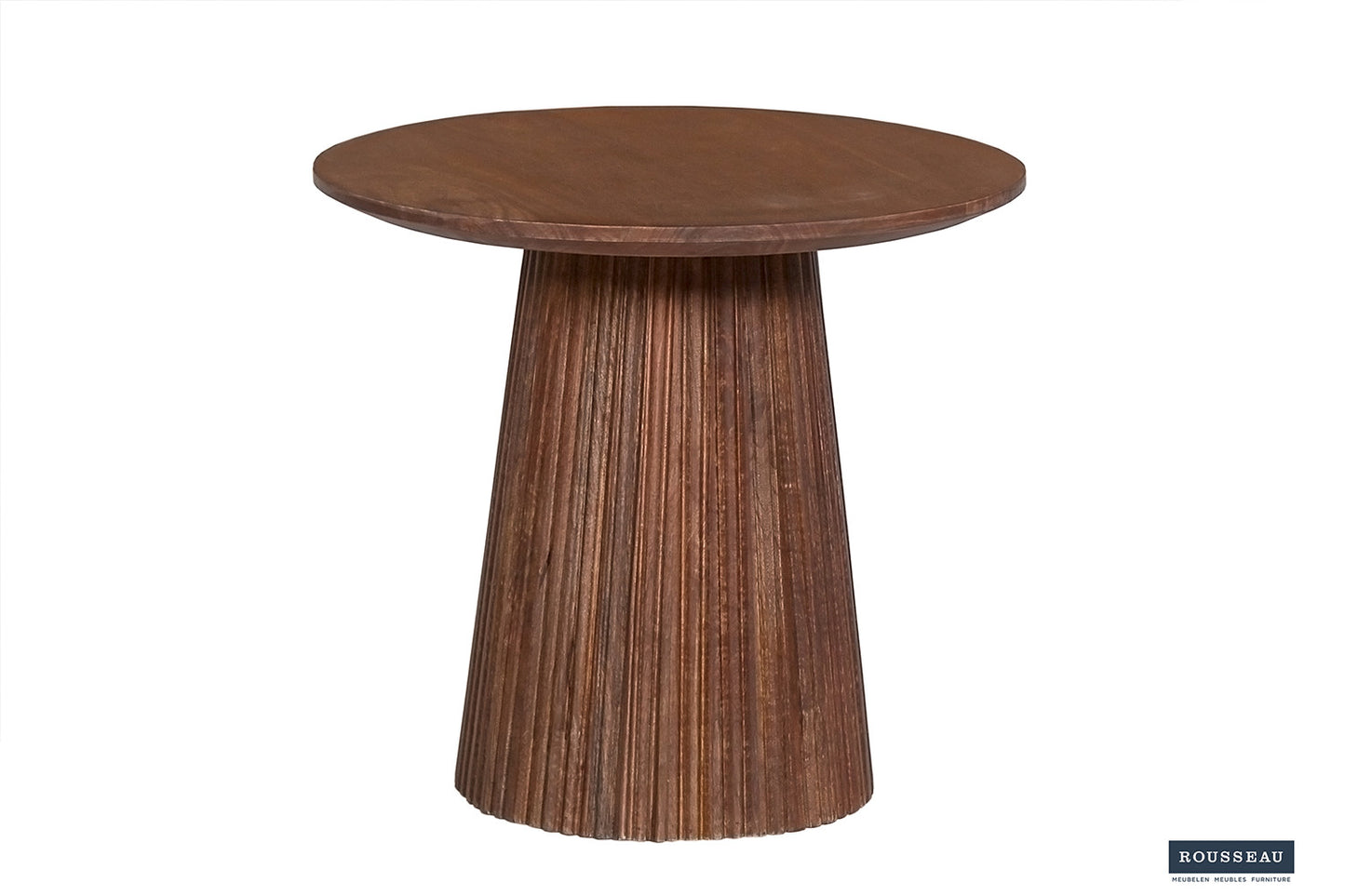 Salontafel 'Miguel' 50 cm Rond Mango hout Lichtbruin