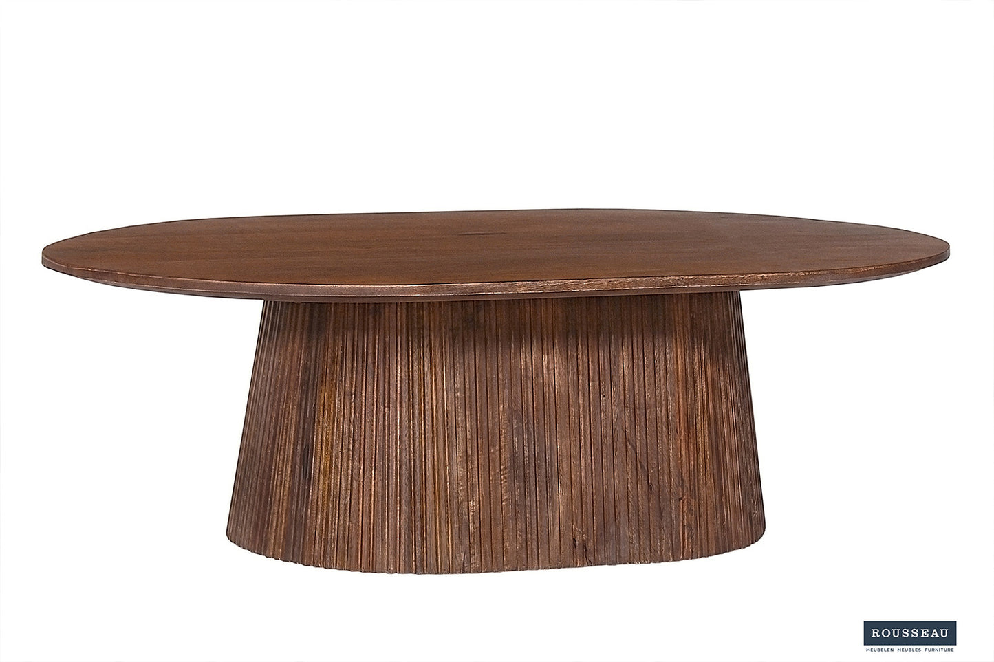 Salontafel 'Miguel' 120 cm Ovaal Mango hout Lichtbruin