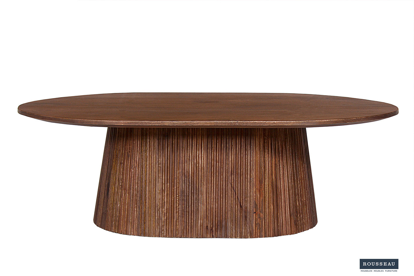 Salontafel 'Miguel' 120 cm Ovaal Mango hout Lichtbruin