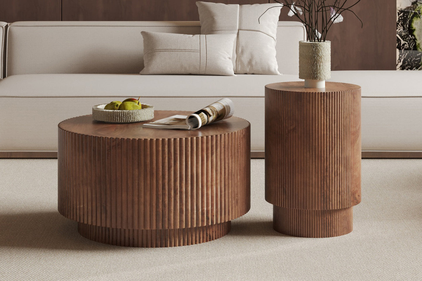 Salontafel 'Victor' Mango hout Lichtbruin