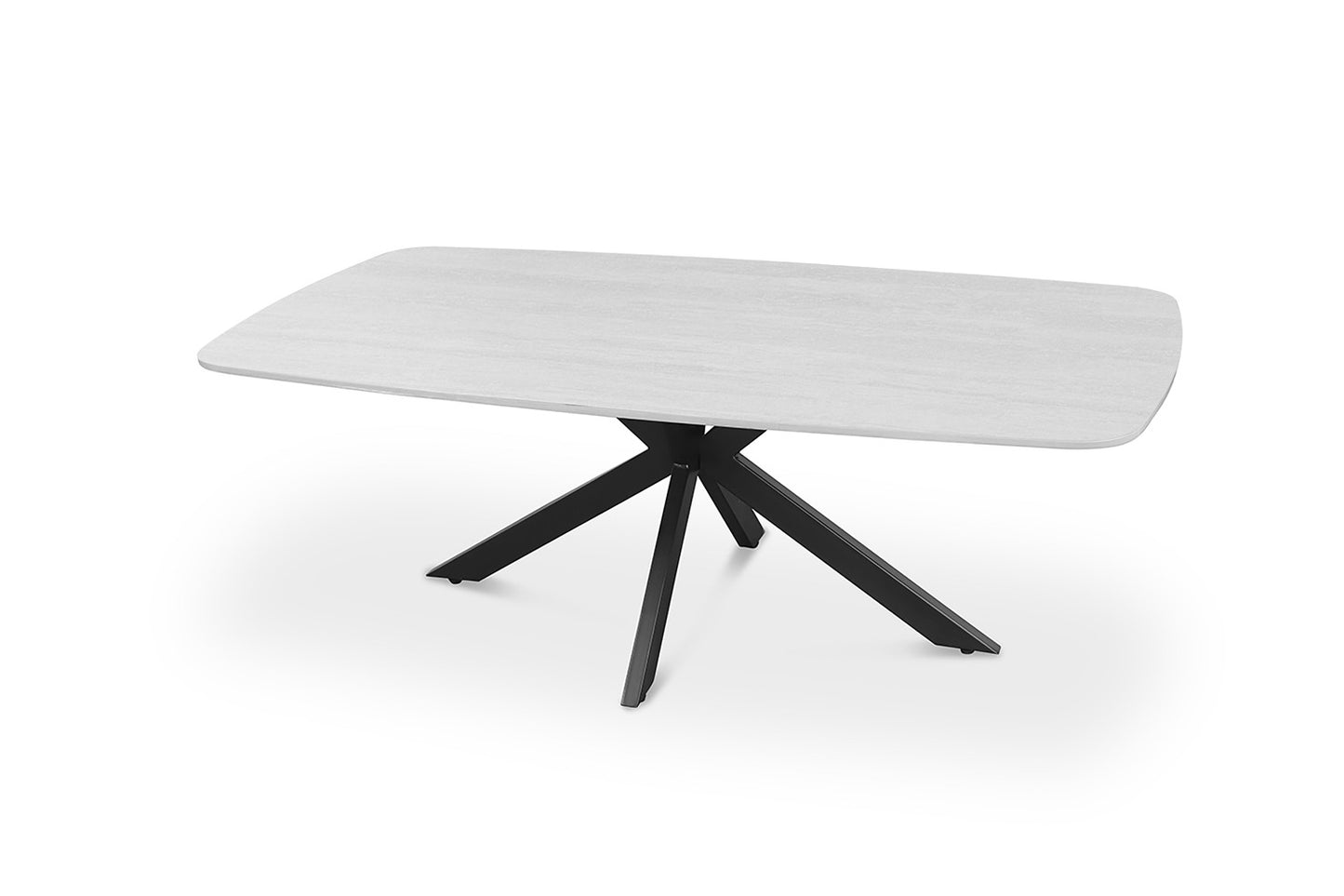 Salontafel 'Apollo' 130 cm Deens Ovaal Steen Baroque Grijs