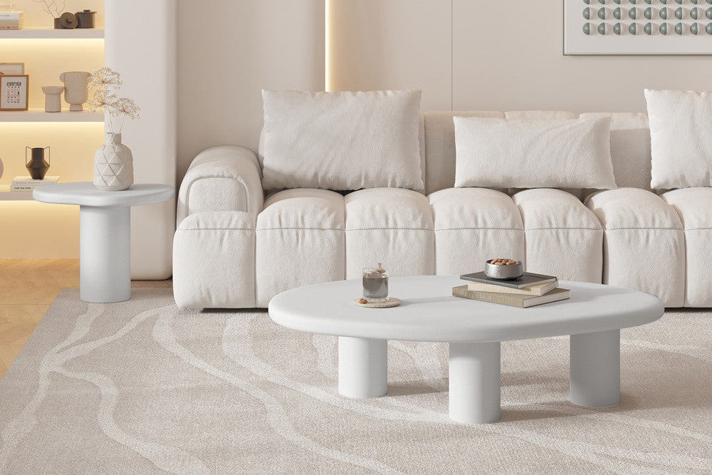Salontafel 'Tavira' 58 cm Cement Ecru