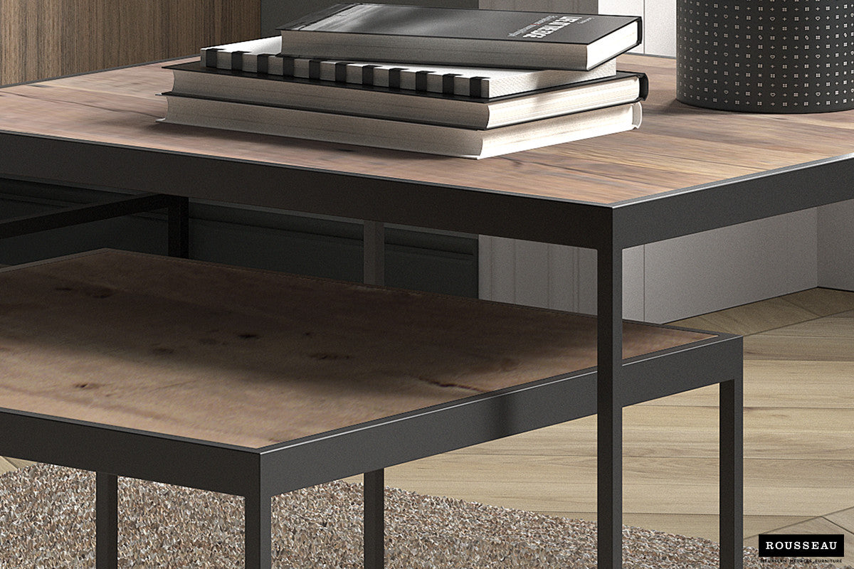 Salontafel 'Quinn' 2-delig Mango hout