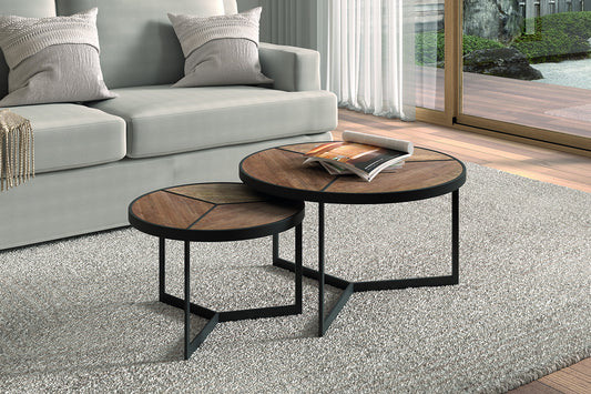 Salontafel 'Laveu' 2-delig Mango hout