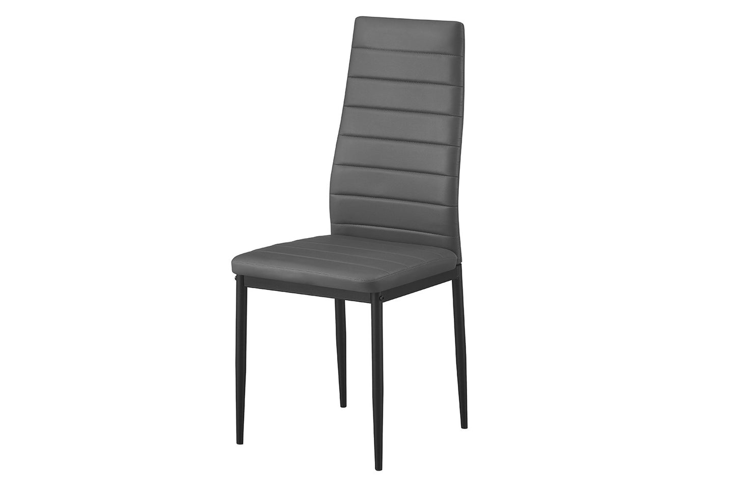 Set van 4 stoelen 'Cato/Kenzo' PU Grijs