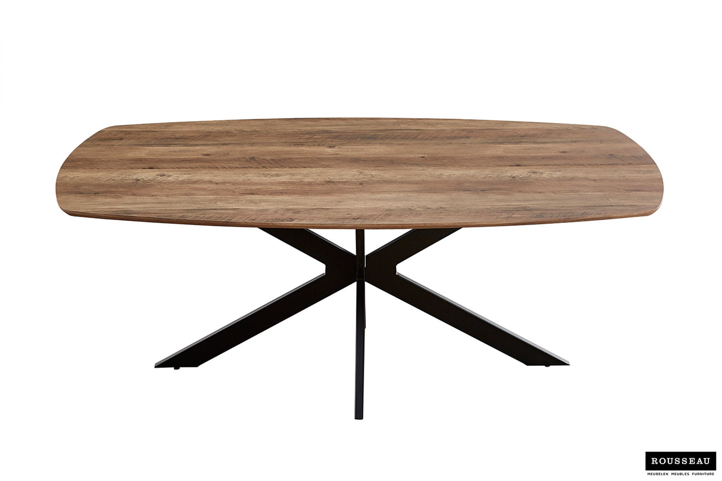 Tafel 'Aziz' 200 cm Deens Ovaal Decor Mango