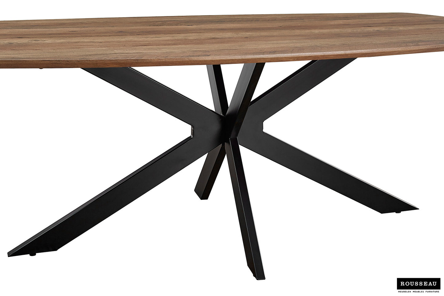 Tafel 'Aziz' 200 cm Deens Ovaal Decor Mango