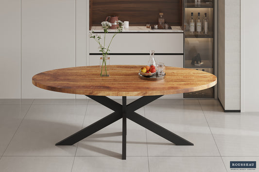 Tafel 'Alexa' 200 cm Ovaal Mango hout