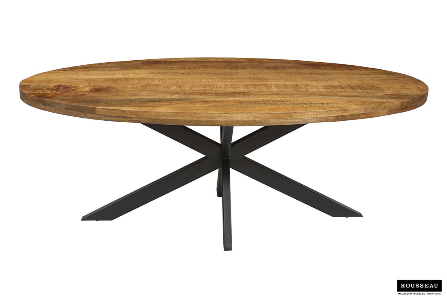 Tafel 'Alexa' 200 cm Ovaal Mango hout