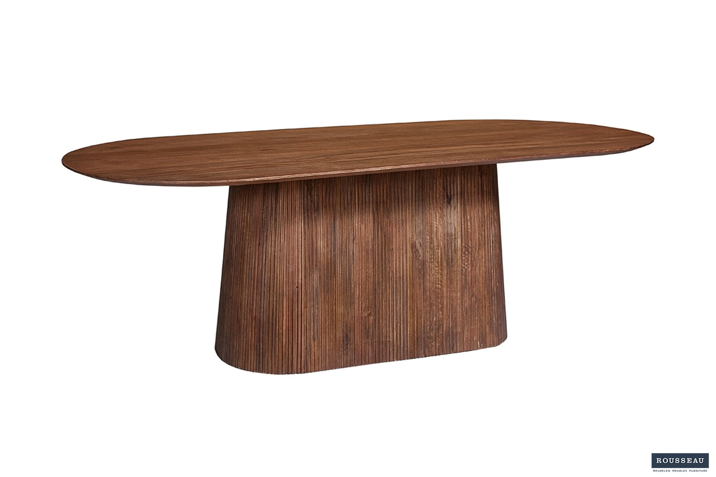 Tafel 'Miguel' 230 cm Ovaal Mango hout Lichtbruin