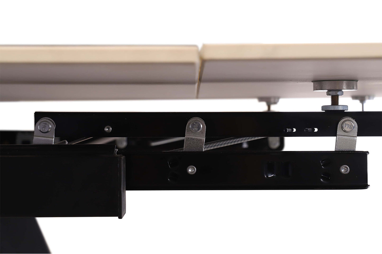 Uitschuifbare tafel 'Hera' 160-240 cm Rechthoekig Steen Wit
