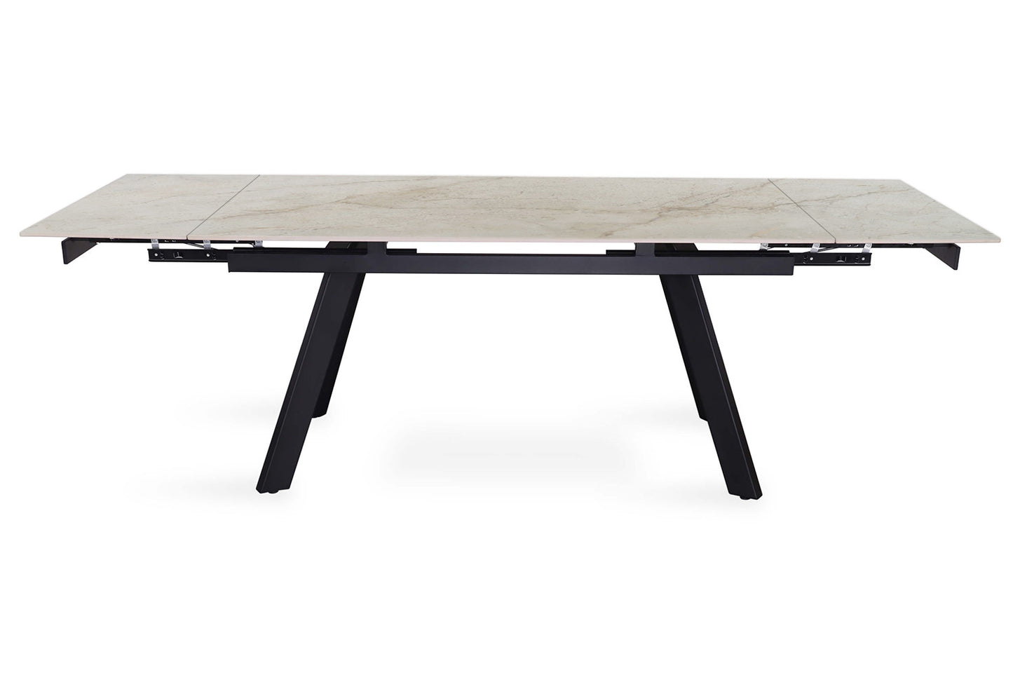 Uitschuifbare tafel 'Hera' 160-240 cm Rechthoekig Glanzend Shakespear Beige