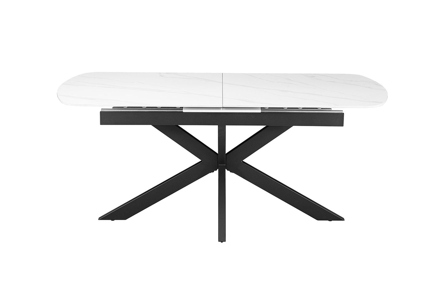 NIEUW - Extendable table 'Hestia' 180-220 cm Danish Oval Stone White