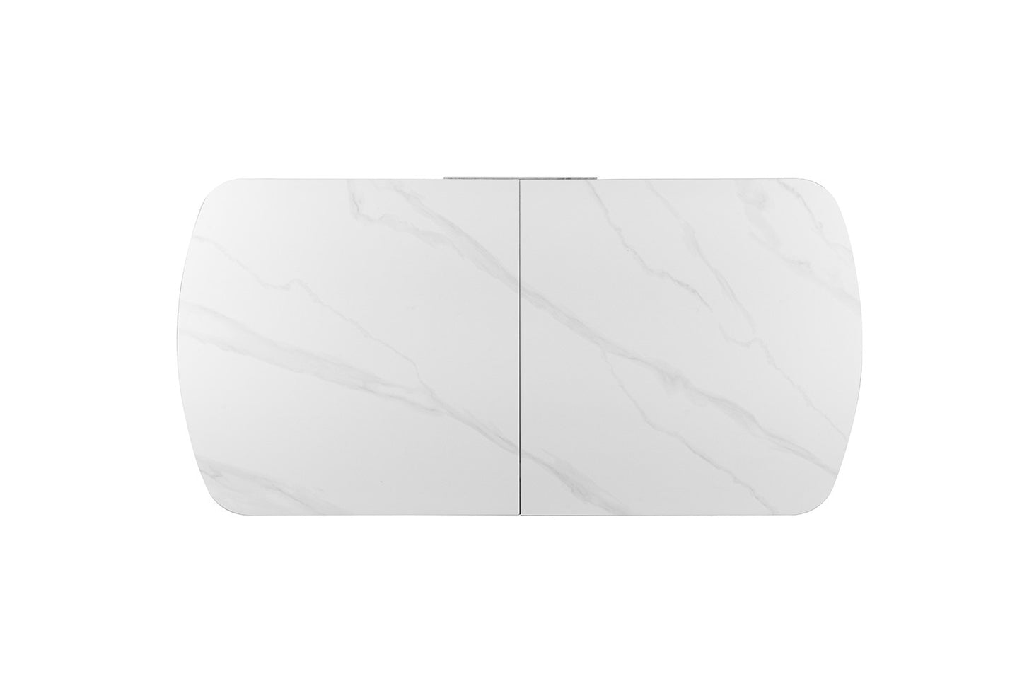 NIEUW - Extendable table 'Hestia' 180-220 cm Danish Oval Stone White
