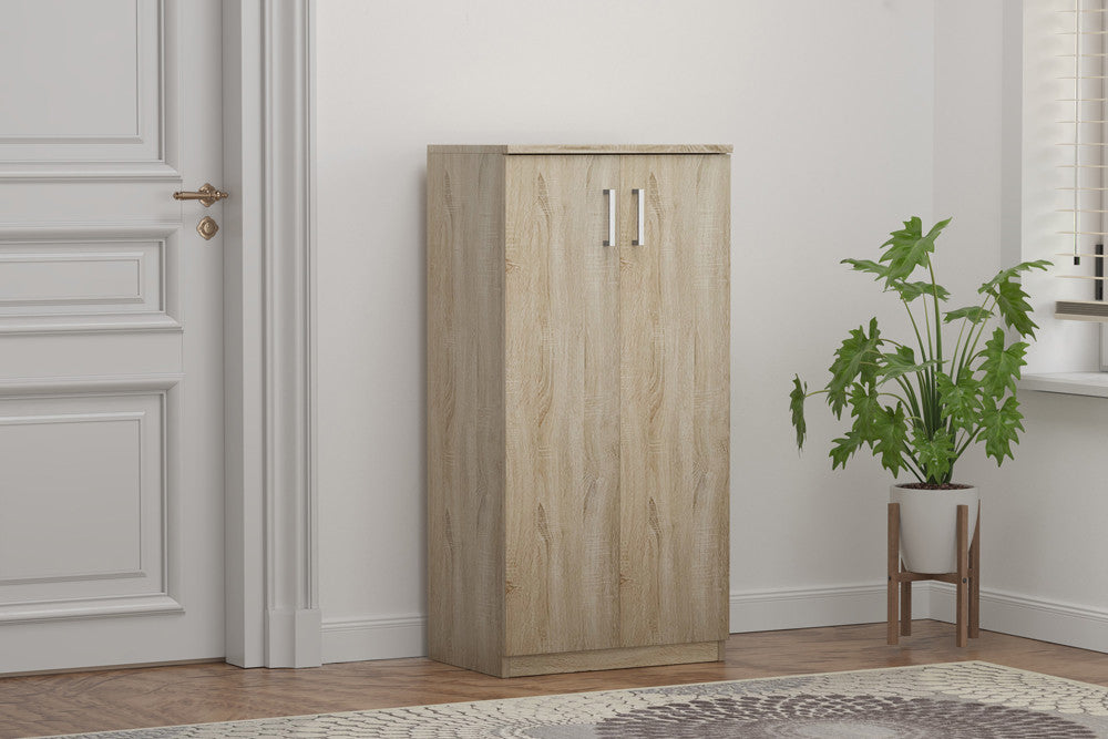 NIEUW - Schoenenkast 'Maurice' 2 deuren Decor Sonoma