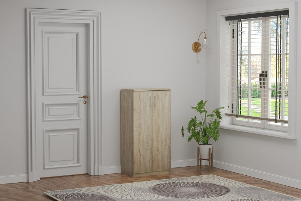 NIEUW - Schoenenkast 'Maurice' 2 deuren Decor Sonoma