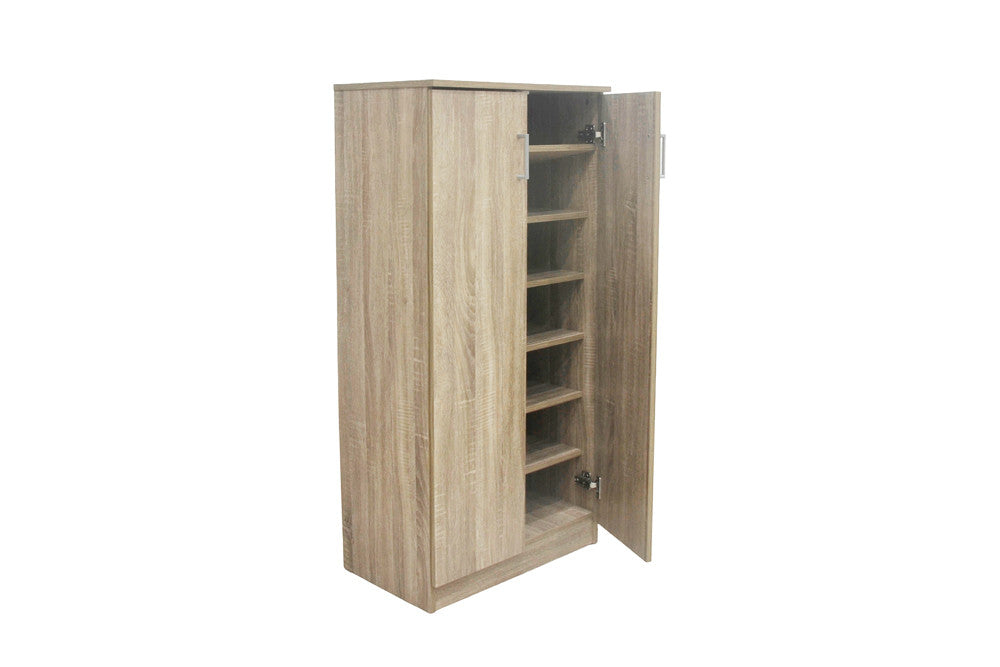 NIEUW - Schoenenkast 'Maurice' 2 deuren Decor Sonoma