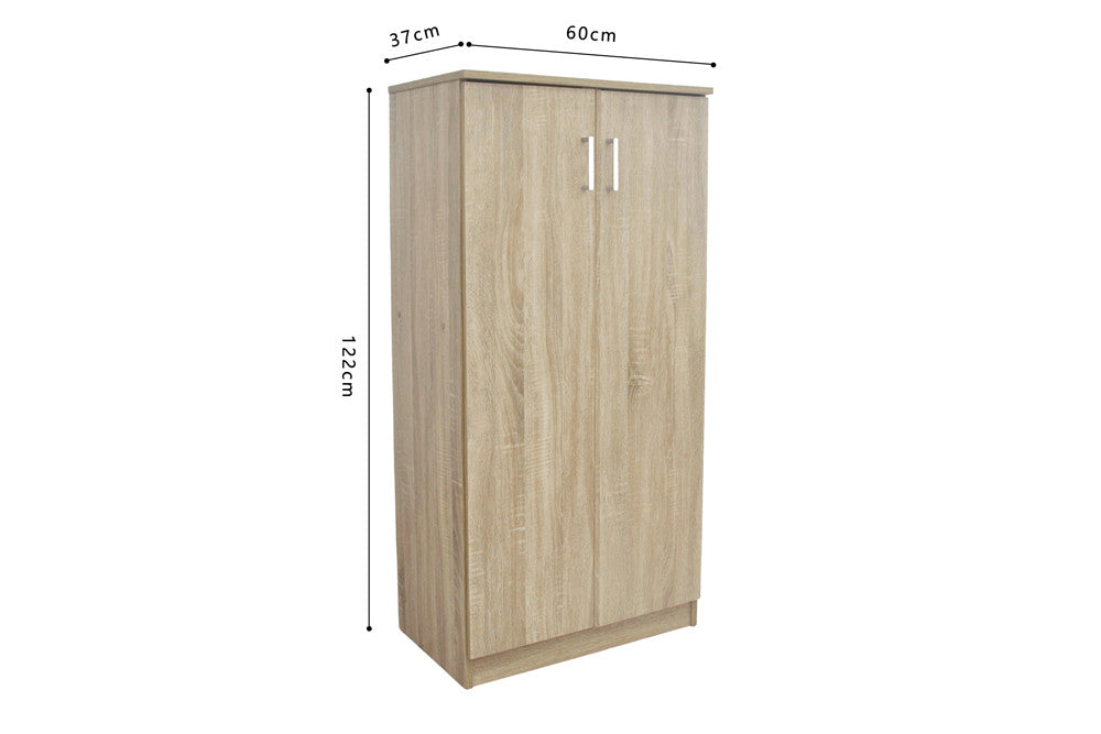 NIEUW - Schoenenkast 'Maurice' 2 deuren Decor Sonoma