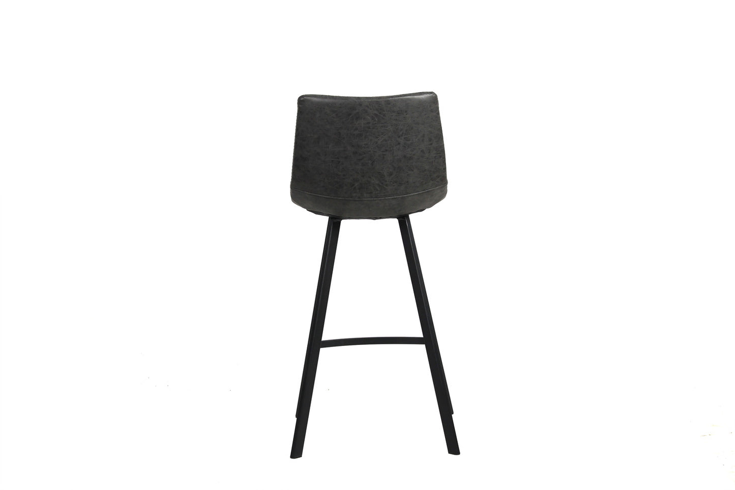 Tellerstoel 'Ozan' PU Zwart