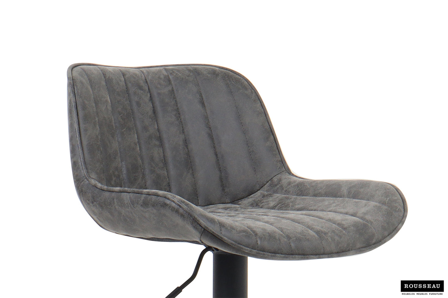 Barstoel 'Fenna' PU Grijs