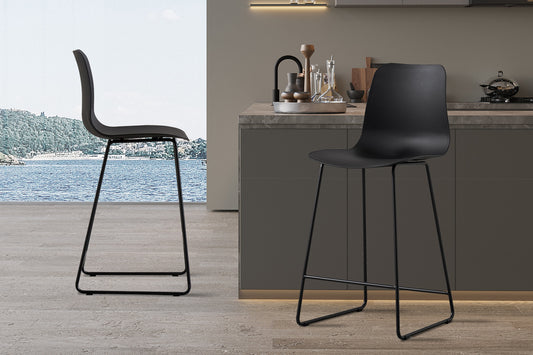 Tellerstoel 'Marie' PP Zwart