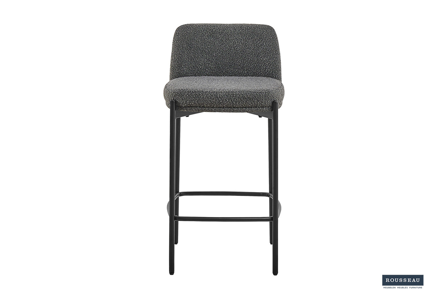 Tellerstoel 'Ella' Stof Grijs