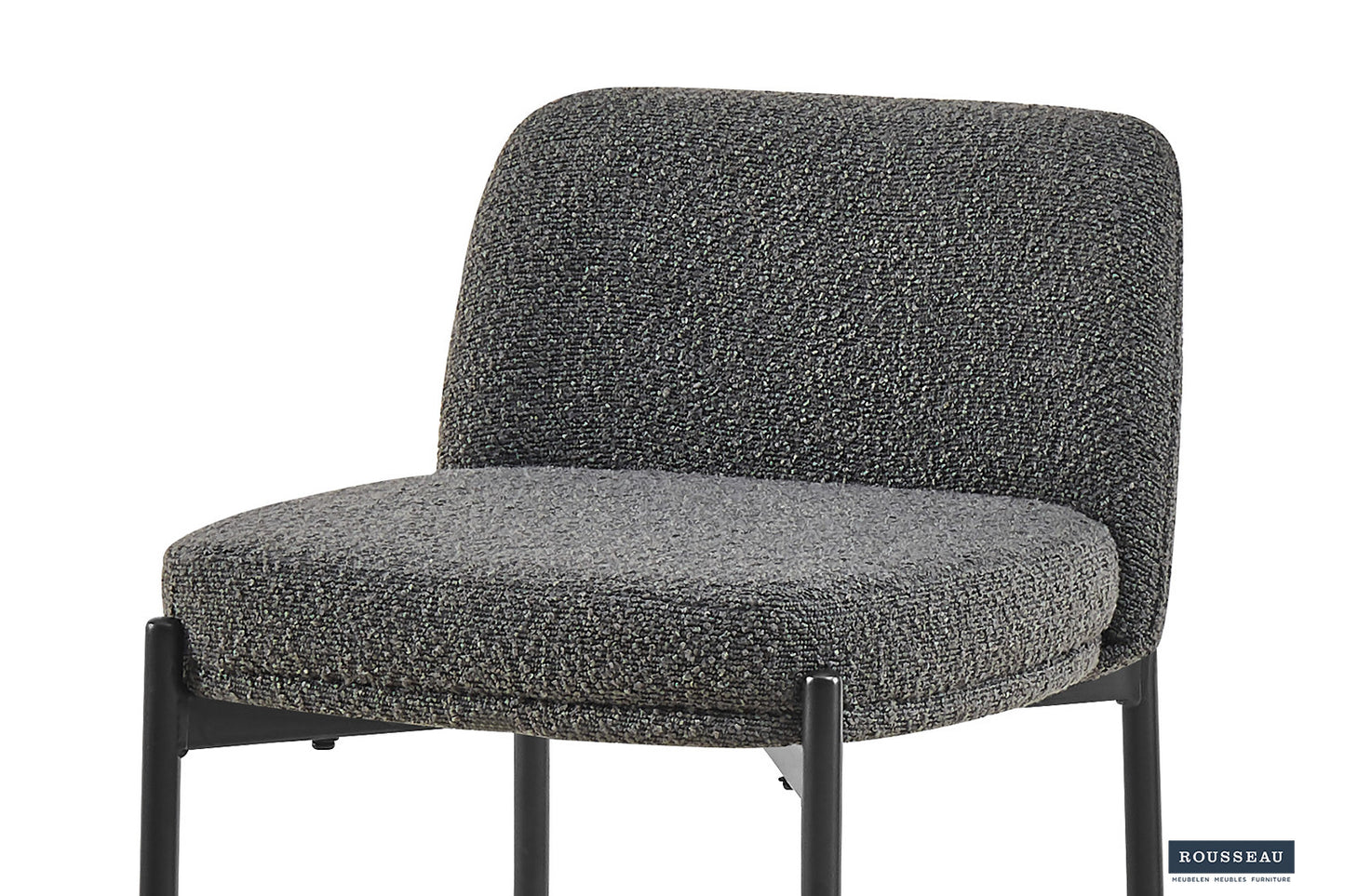 Tellerstoel 'Ella' Stof Grijs