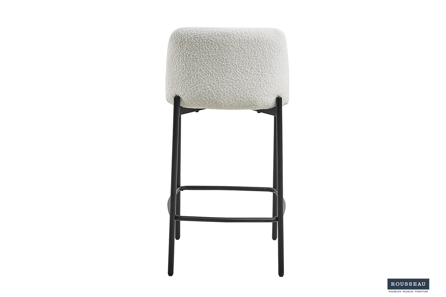 Tellerstoel 'Ella' Stof Wit