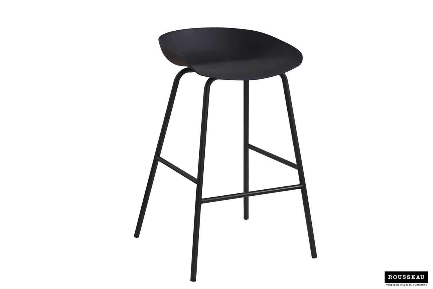 Tellerstoel 'Anna' PP Zwart