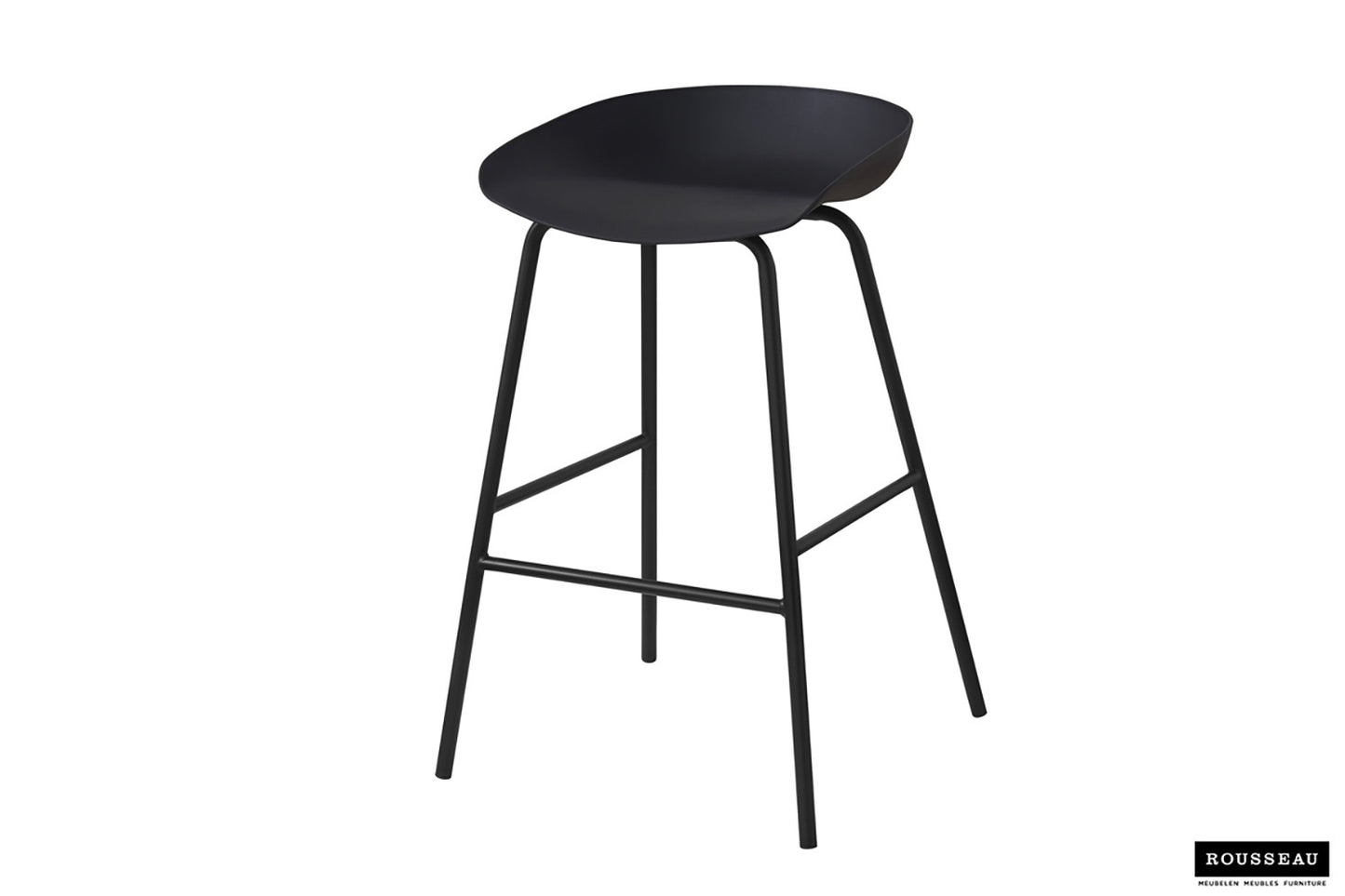 Tellerstoel 'Anna' PP Zwart