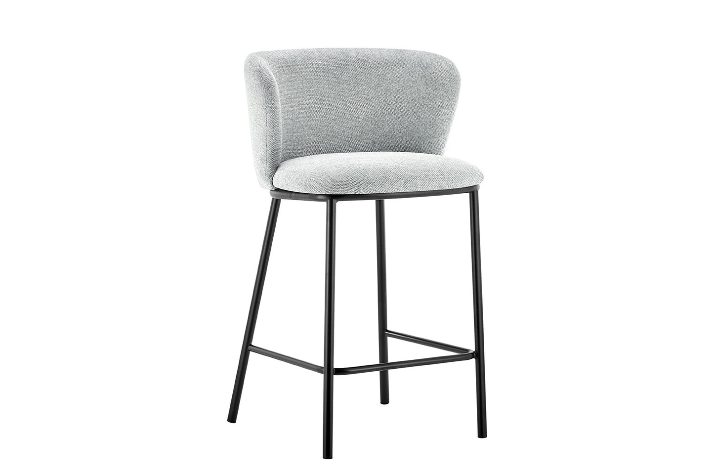 Tellerstoel 'Arthur' Stof Ote Belfast 41 Lichtgrijs