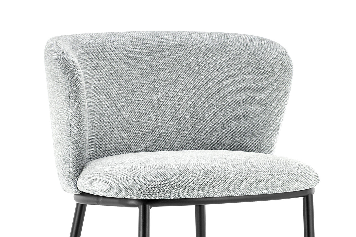 Tellerstoel 'Arthur' Stof Ote Belfast 41 Lichtgrijs