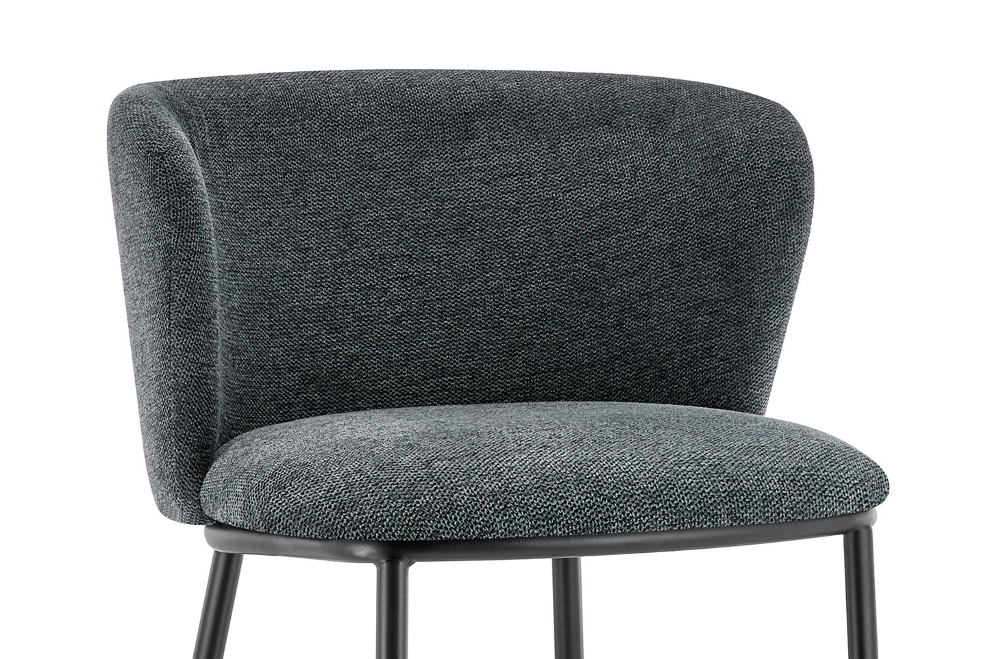 Tellerstoel 'Arthur' Stof Ote Belfast 39 Donkergrijs
