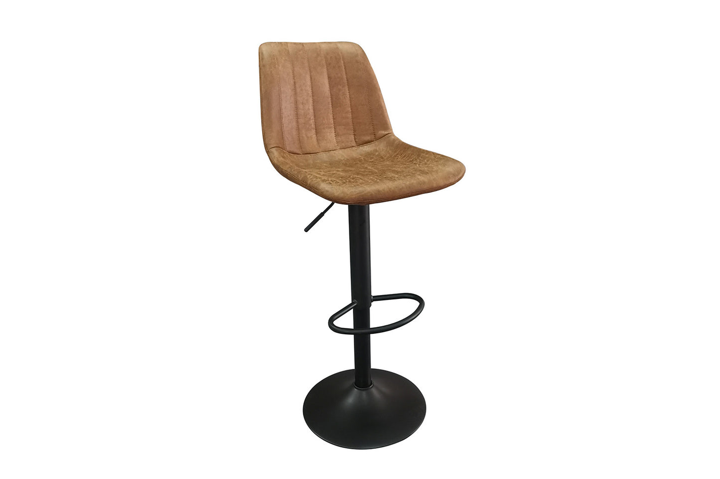 Bar stool 'Barcelona' PU Ote Topper 02 Cognac