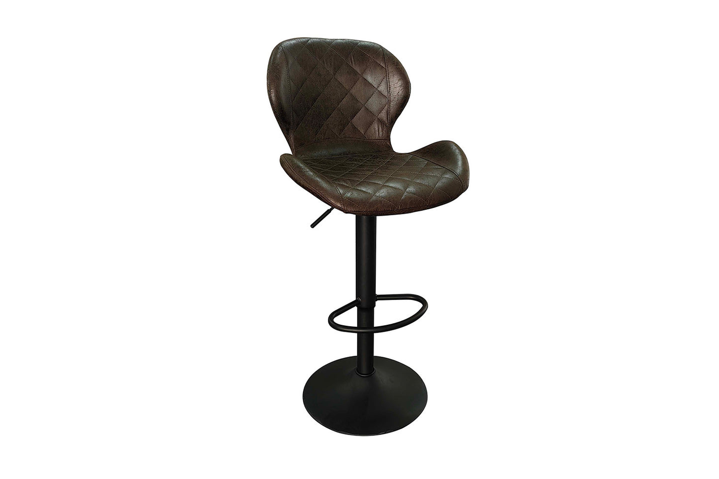 Barstoel 'Malaga' PU Ote Topper 05 Donkerbruin