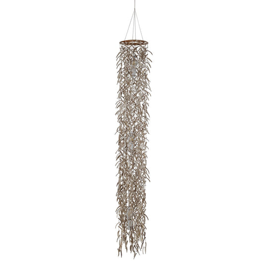 Hanger lamp "kokosnoot" 180 cm hoog, gemaakt van hout- en kokosnootschalen, beige/bruin, E27 -aansluiting, verlichting voor woonkamer, eetkamer of wintertuin.