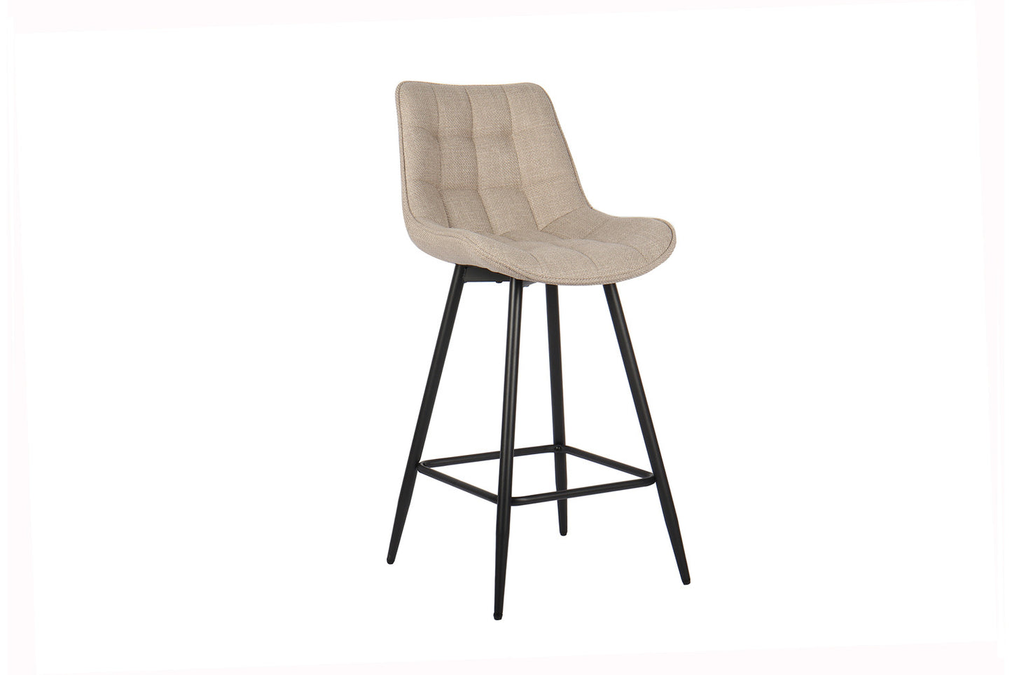 Tellerstoel 'Ariba' Stof Ote Montego 178 Beige/Lichtgrijs