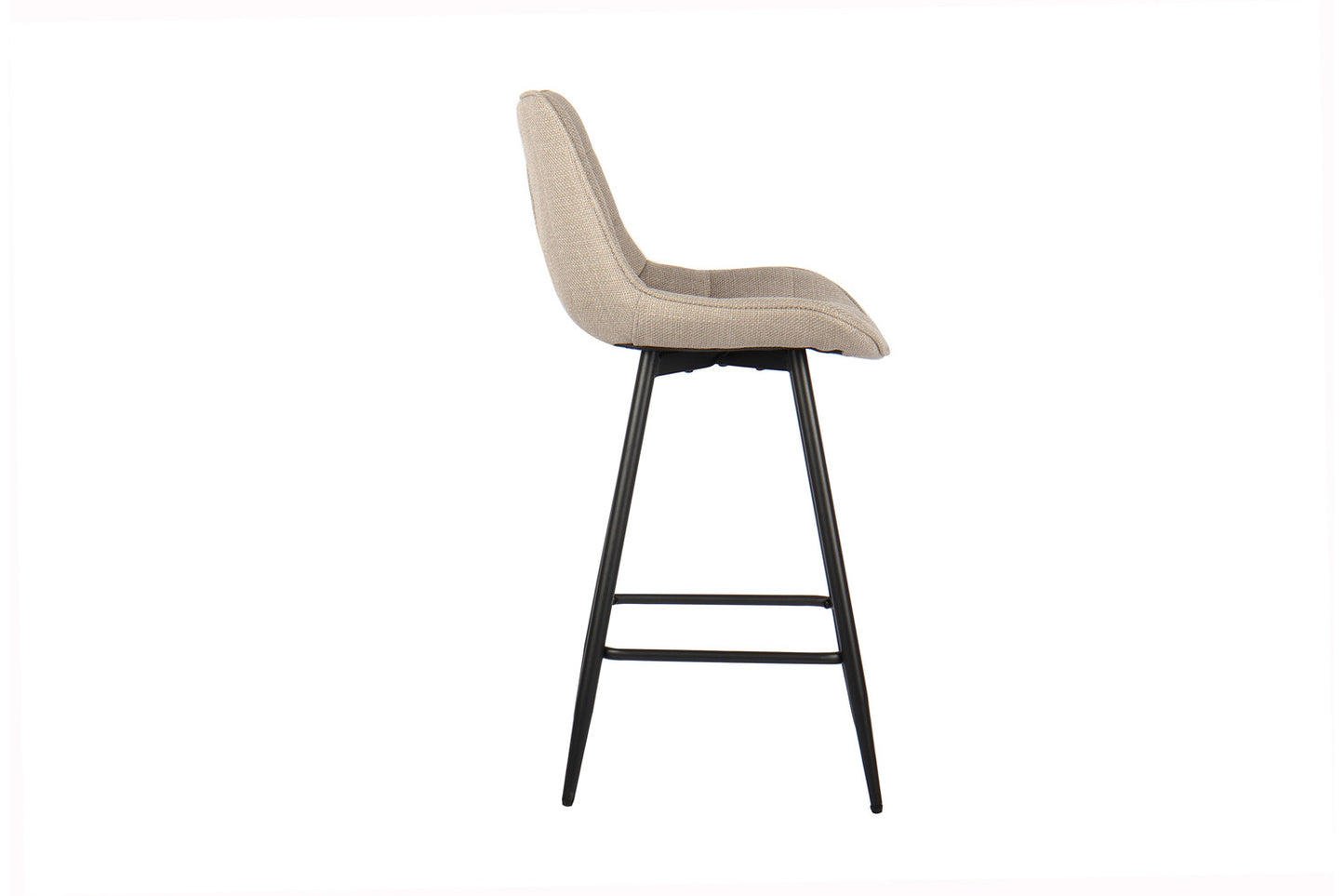 Tellerstoel 'Ariba' Stof Ote Montego 178 Beige/Lichtgrijs